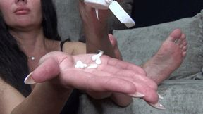 Sensual massage for big feet b