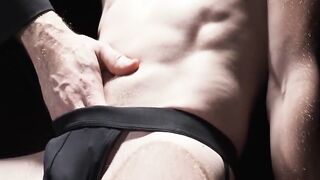 Hardcore Anal Threesome - Big Dick Pounding Ass Fucked by Grandpa & Young Stud