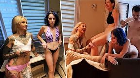 Wild Dorm Orgy: Teen Amateur Anal and Blowjob with MILF