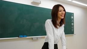 ”Naughty prof, Riko Miyase is fucking her handsome college girl”