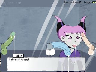 18titans Clip eighteen - Jinx gives a oral to all the boyz