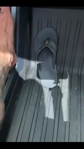Footboy Rides in the Truck