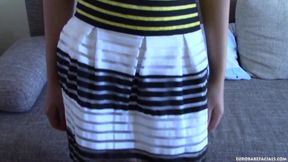 Rimjob enthusiast gets her face plastered in cumshot avalanche