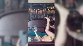 Hot wife films slow, sensual fuck from different angles
