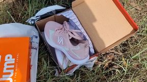 N-Flex sneakers messy and muddy