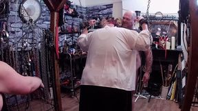 Part 1: Lanista Bear & Domina Satana Take Stephanie_nicole TV in the Dungeon