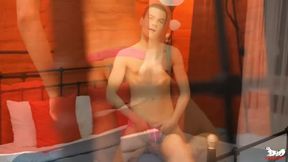 Adam bends over, spreads his ass & his tight pink hole
