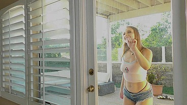 Laney Grey Deep Throats Jerry Kovak's Big Cock