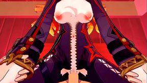 Mavuika's Hot Pussy needs something wet to cool it down - Genshin Impact