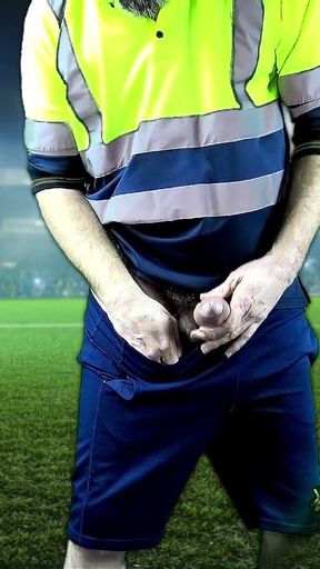 Thrilling moment from &quot;Linesman Can&#039;t Hide His Esteem For The Football Players (Fantasy) DIRTY DADDY VIDEO&quot;