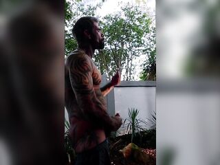 Early morning smoke and stroke