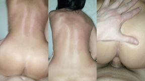 sexo anal duro hasta llenarle el culo de leche