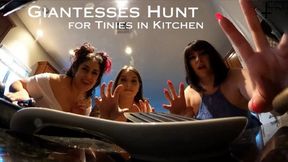 Giantesses Hunt for Tinies in Kitchen - WMV - a Vore Unaware video featuring Sydney Screams, Virah Payam, and Jane Judge with Biting, Mouth and Teeth Fetish, Cooking, Eating, Food, and sexy BBW babes dangling you over their open mouths!