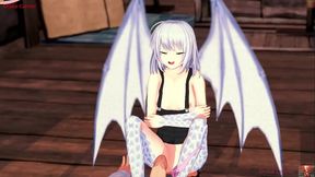 Scaly Siren&rsquo_s Slippery Ride &ndash_ Blue-Haired Vixen Milks Every Inch After Fingering!