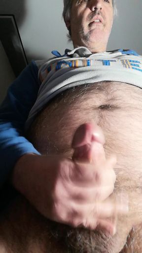 The Handjob with a Hot Shower of Cum on the Evening of December 24th