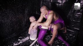 Muscular Asshole Gets Fed With Lots Of Milk With Axel Abysse And Rose Bud