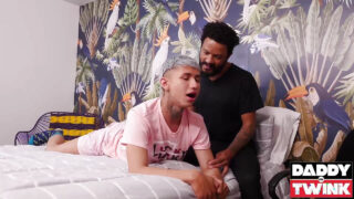 Blowjob, cumshot, deep throat, licking, cocks, daddy &#8211; skinny Archi Gold, BBC getting anally fucked