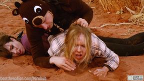 Brooke Johnson And Rebel Rhyder - A Rough Ass Fucking And Kinky Bdsm Play Session With 2 Girls In The Great Outdoors