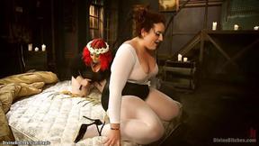 ”Thick femdoms fucking skinny man”