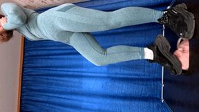Floor-face trampling after gym workout (part 3 of 3), flo289x 1080p
