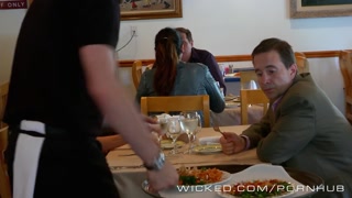 Wicked - Couple has sex in public bathroom