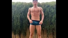 boxer azul