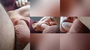 i suck my stepdad s cock while he s walking to church.