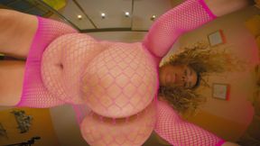 Milf bouncing her huge tits just on your face