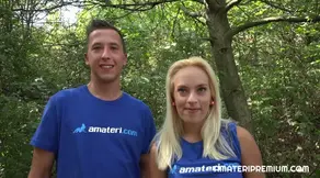 Czech amateurs couple Jessica and David
