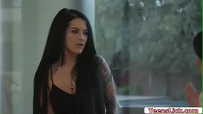 Katrina Jade and Darcie Dolce lick each others pussies