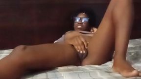 Woke up Black Cute Gf to Some Ass eating And Now She's Horny