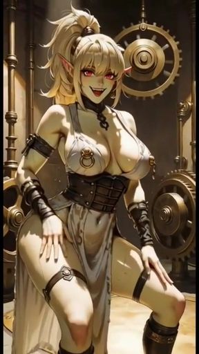 Just Some Female Orc Show Boobs, Ai Animation
