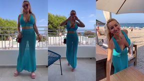 3 eme journee a ibiza en me dirigeant a la plage pour aller dejeuner dans...