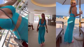 3 eme journee a ibiza en me dirigeant a la plage pour aller dejeuner dans...