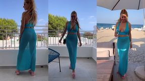 3 eme journee a ibiza en me dirigeant a la plage pour aller dejeuner dans...