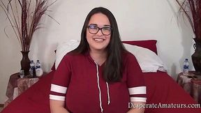 Busty Gem Tries Out for Porn with Expert Blowjob