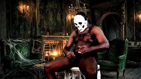 Gooning at the Haunted Mansion - Huge Cocked Beefy Jock Ready to Blow Massive Load