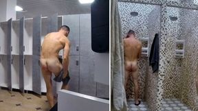 You&#039;ll be SPYING on me even in the public shower?! My Hot Compilation!