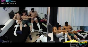 Young German Twink's Wild Threesome Adventure: Double the Fun and Excitement!