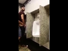 Breeding a Slut Bareback in a Public Bathroom Orgy