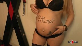 girl 9th month pregnant creampie gangbang orgy preggo