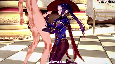 Mona owes money and pays with sex - RED - Genshin Impact - Full & Pov version on Sheer & PTRN: Fantasyking3
