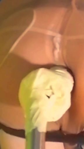 Sissy cuck on fuck machine