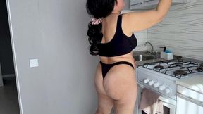Stepmom Shows Off in Thong Before Intimate Anal Encounter with Stepson's Desire