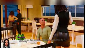 Anna saves her juiciest steak for Ashley. 3D porn cartoon sex