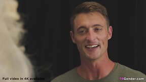 There is a mysterious hole on the jack off booth's wall - lena moon