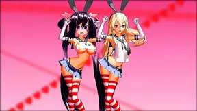 MMD Beauty Dances Sensually to the Rhythm in Steamy 3D Fantasy