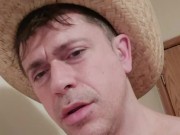 Cowboy's Sweaty Cum Show!