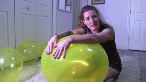 Yellow Balloon Destruction - MP4