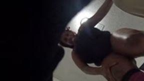 Giantess finds Teeny in her in Shoe 1080